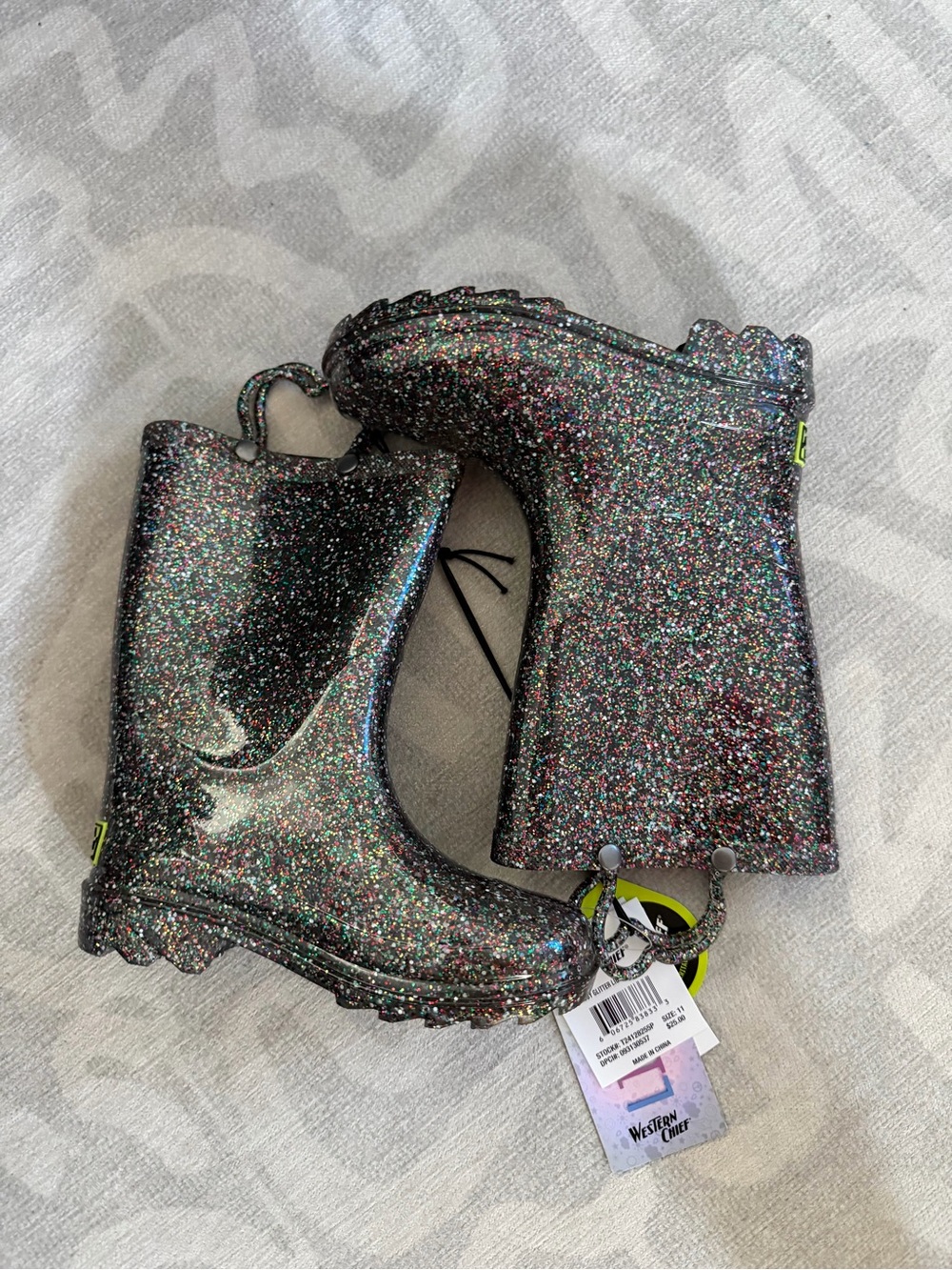 NWT Western Chief Glitter Rain Boots - Toddler Girls Size 11